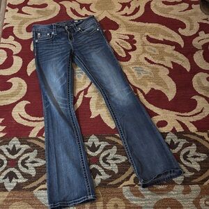 Miss Me mid rise boot cut jeans Sz 27